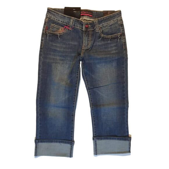 NWT Women's Denim Capri Jeans Size 28 - Picture 1 of 5